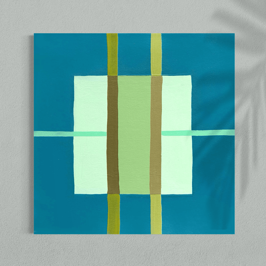 Poolside Color Study - Pool Lanes No.2 - Liza Pruitt