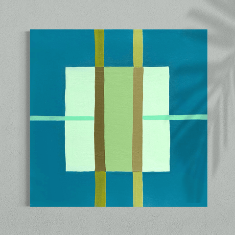 Poolside Color Study - Pool Lanes No.2 - Liza Pruitt