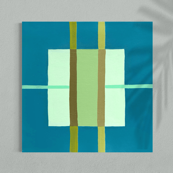 Poolside Color Study - Pool Lanes No.2 - Liza Pruitt