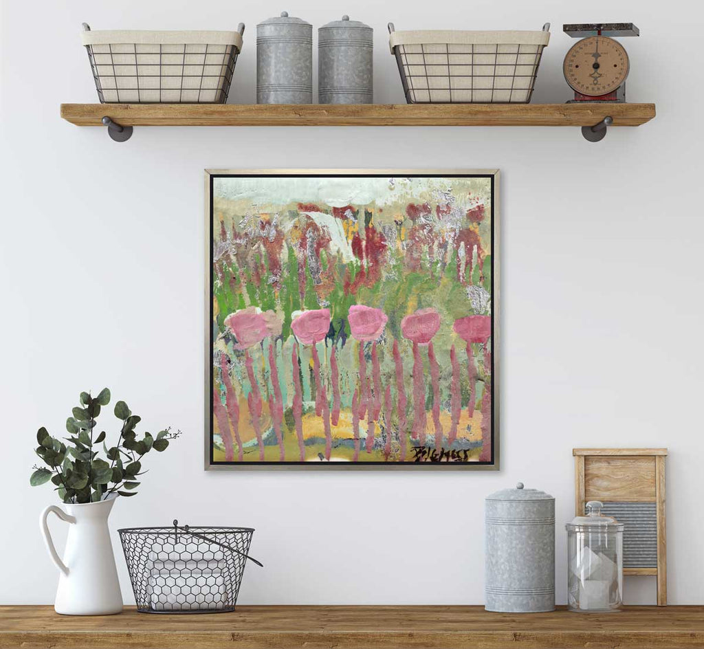 Poppies All Pink - Open Edition Canvas Print - Liza Pruitt