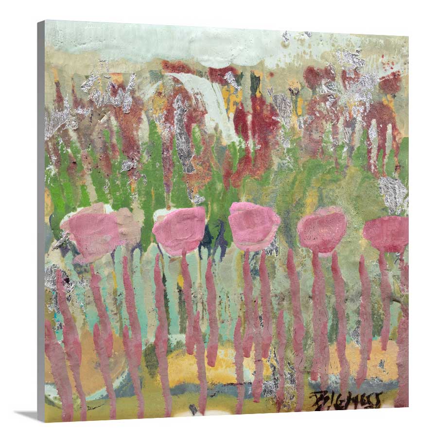 Poppies All Pink - Open Edition Canvas Print - Liza Pruitt