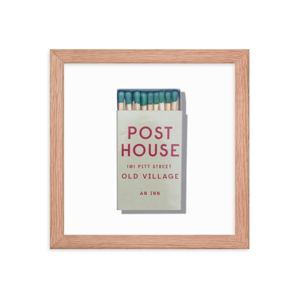 Post House Framed Print - Liza Pruitt