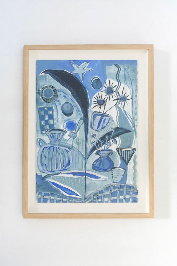 Potting For The Party | 36.25” h x 28.5” w | Framed - Liza Pruitt