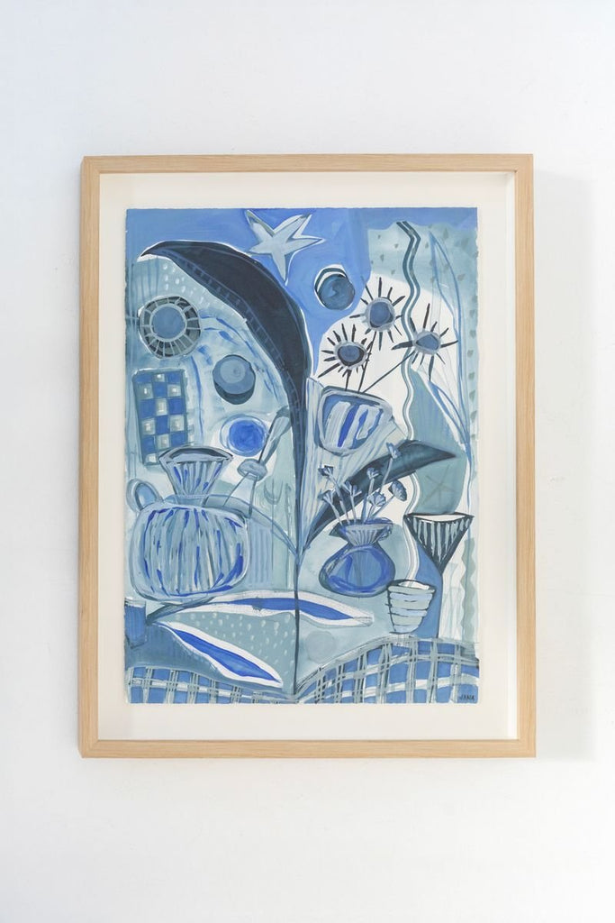 Potting For The Party | 36.25” h x 28.5” w | Framed - Liza Pruitt