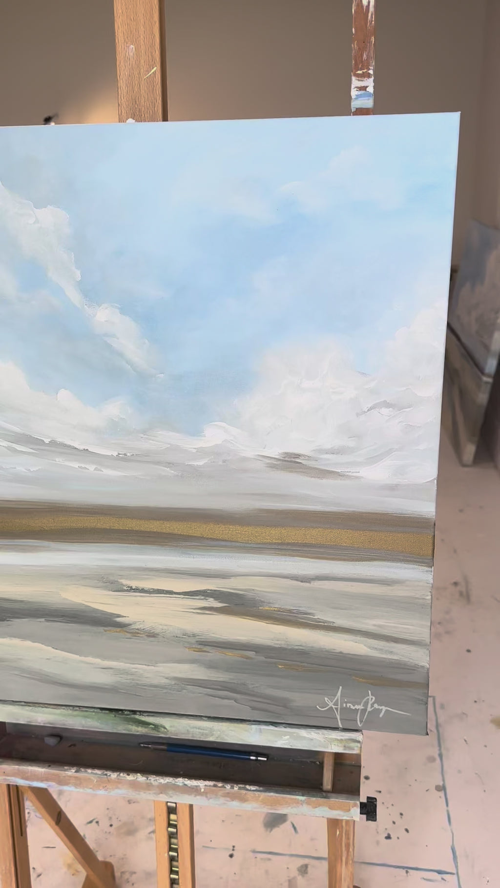 Quiet Horizon | 24" h x 24" w - Liza Pruitt Art