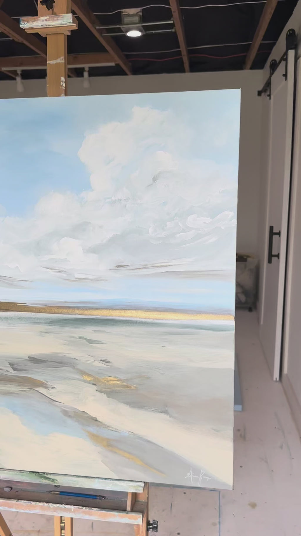 Golden Drift | 36" h x 36" w - Liza Pruitt Art