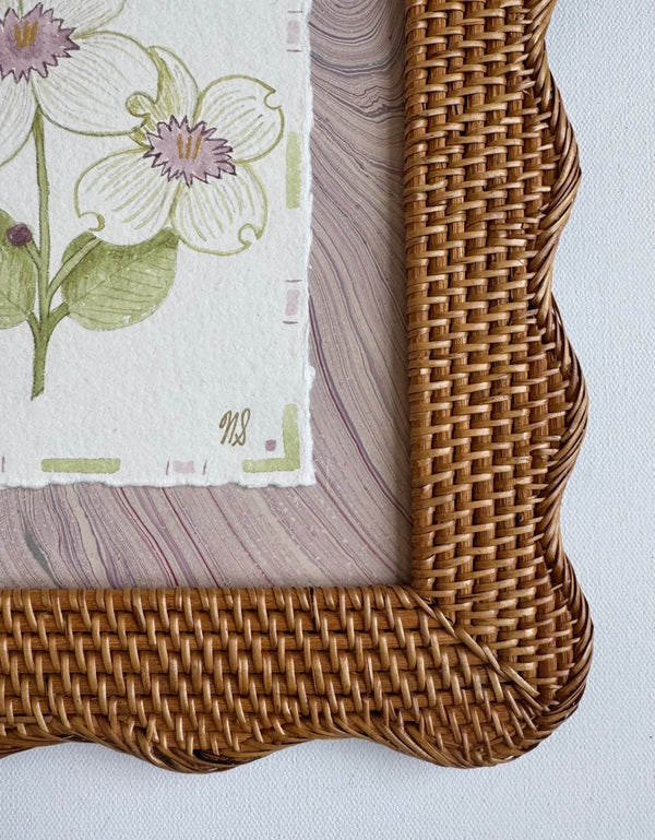 Purple Dogwood | 11.5" h x 13.5" w | Framed - Liza Pruitt