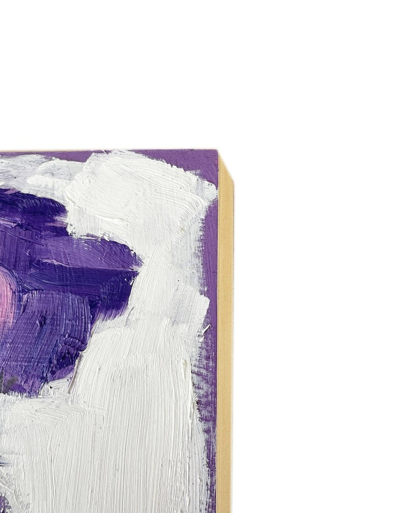 Purple Flowers | 11" h x 14" w - Liza Pruitt