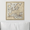 Push Pin Europe Map Pin Board - Rustic Vintage - Pins Included! - Liza Pruitt