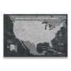 Push Pin National Parks Map - Modern Slate - Pins Included! - Liza Pruitt
