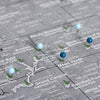 Push Pin National Parks Map - Modern Slate - Pins Included! - Liza Pruitt