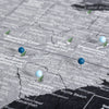 Push Pin National Parks Map - Modern Slate - Pins Included! - Liza Pruitt