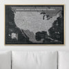 Push Pin National Parks Map - Modern Slate - Pins Included! - Liza Pruitt