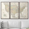 Push Pin USA Map Pin Board - Desert Sunrise - Pins Included! - Liza Pruitt