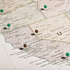 Push Pin USA Map Pin Board - Desert Sunrise - Pins Included! - Liza Pruitt