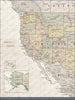 Push Pin USA Map Pin Board - Desert Sunrise - Pins Included! - Liza Pruitt