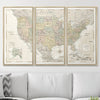 Push Pin USA Map Pin Board - Desert Sunrise - Pins Included! - Liza Pruitt