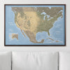 Push Pin USA Map Pin Board - Natural Earth - Pins Included! - Liza Pruitt
