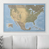 Push Pin USA Map Pin Board - Natural Earth - Pins Included! - Liza Pruitt