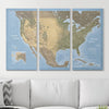 Push Pin USA Map Pin Board - Natural Earth - Pins Included! - Liza Pruitt