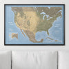 Push Pin USA Map Pin Board - Natural Earth - Pins Included! - Liza Pruitt