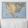 Push Pin USA Map Pin Board - Natural Earth - Pins Included! - Liza Pruitt