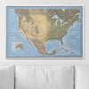 Push Pin USA Map Pin Board - Natural Earth - Pins Included! - Liza Pruitt
