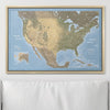 Push Pin USA Map Pin Board - Natural Earth - Pins Included! - Liza Pruitt