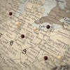 Push Pin USA Pin Board Map - Rustic Vintage - Pins Included! - Liza Pruitt