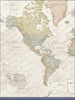 Push Pin World Map Pin Board - Desert Sunrise - Pins Included! - Liza Pruitt
