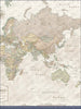 Push Pin World Map Pin Board - Desert Sunrise - Pins Included! - Liza Pruitt