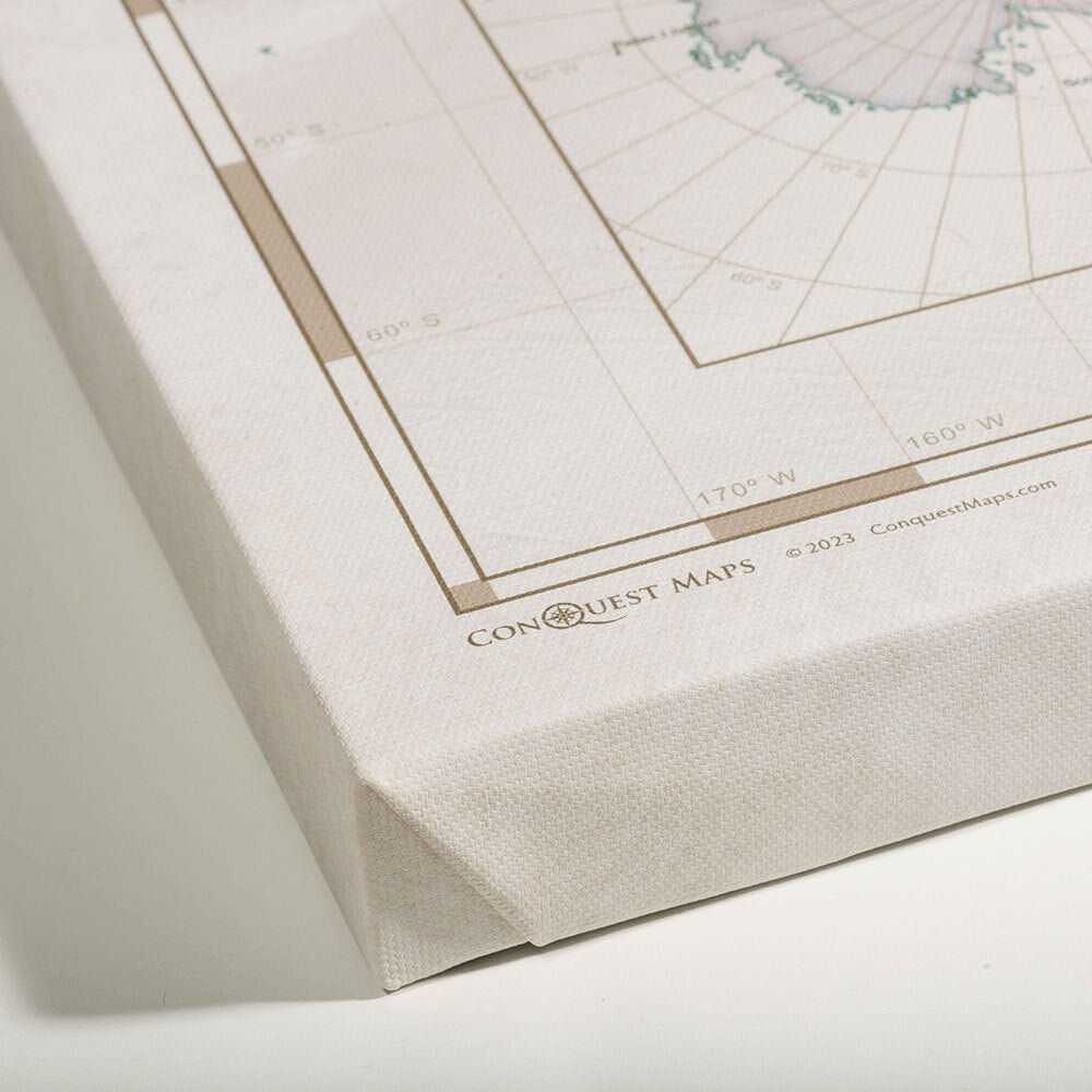 Push Pin World Map Pin Board - Desert Sunrise - Pins Included! - Liza Pruitt