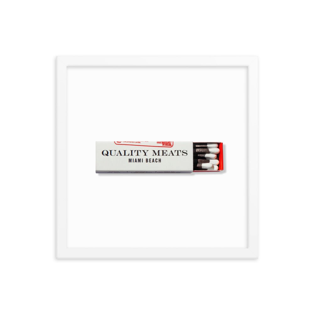 Quality Meats Framed Print - Liza Pruitt