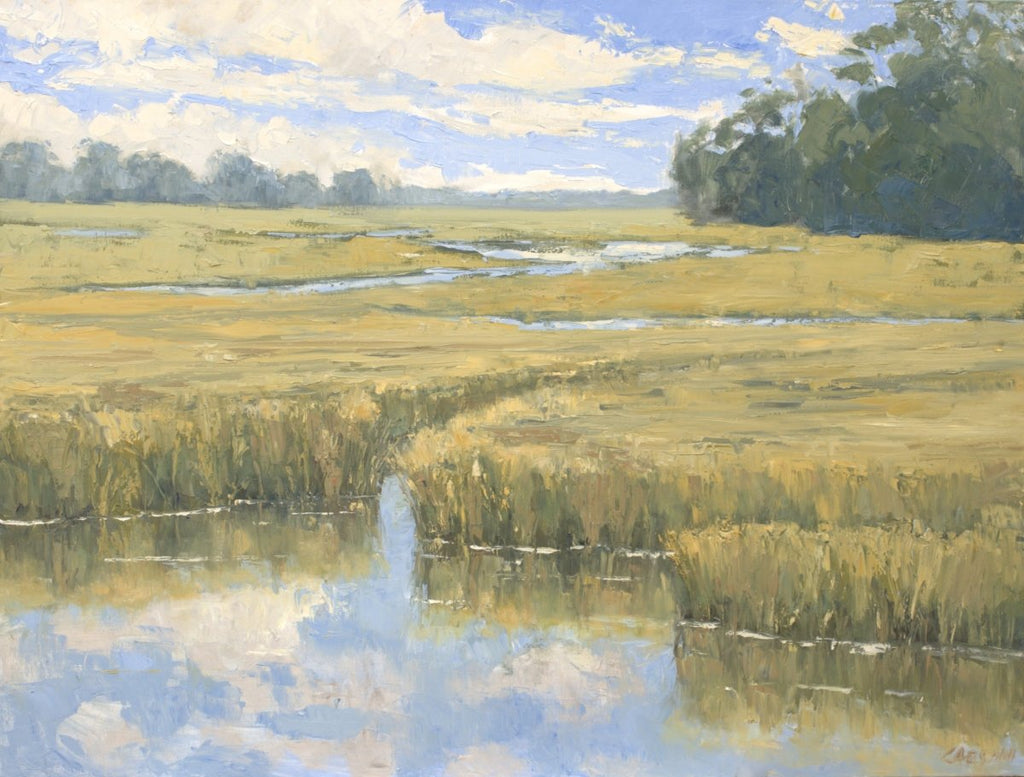Radiant Reeds | 40" h x 30" w - Liza Pruitt
