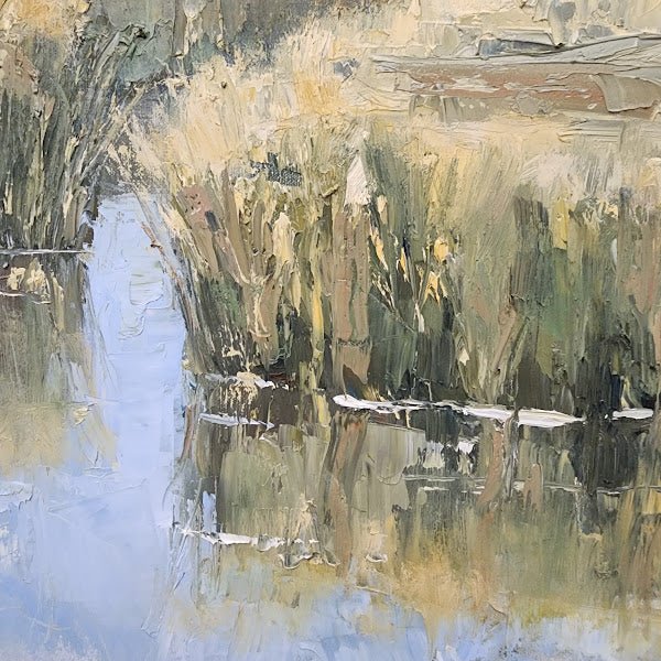 Radiant Reeds | 40" h x 30" w - Liza Pruitt