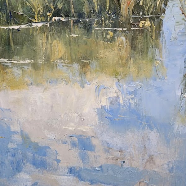 Radiant Reeds | 40" h x 30" w - Liza Pruitt