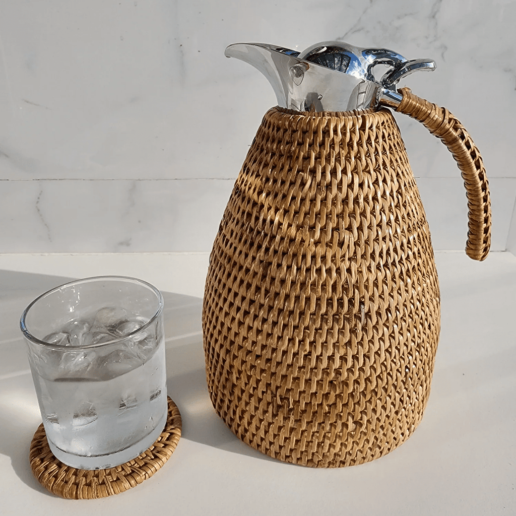 Rattan Coffee Thermos - Liza Pruitt