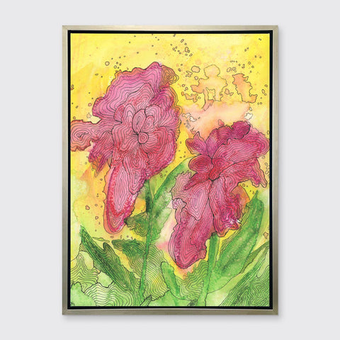 Red Ranunculus - Open Edition Canvas Print - Liza Pruitt