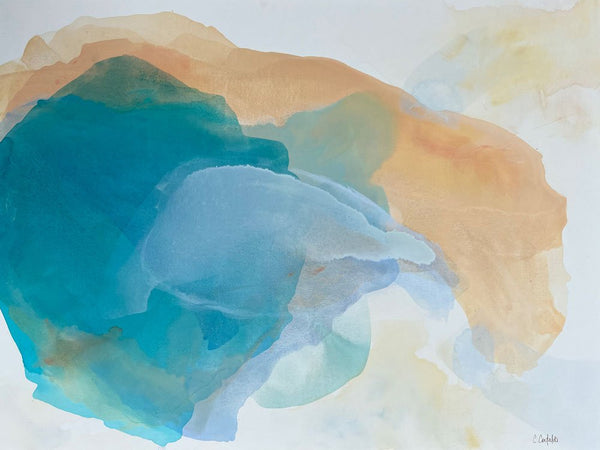 Reflections on Clear Waters | 30" h x 40” w | Framed - Liza Pruitt