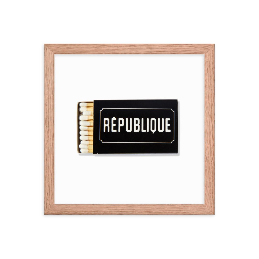 Republique Framed Print - Liza Pruitt