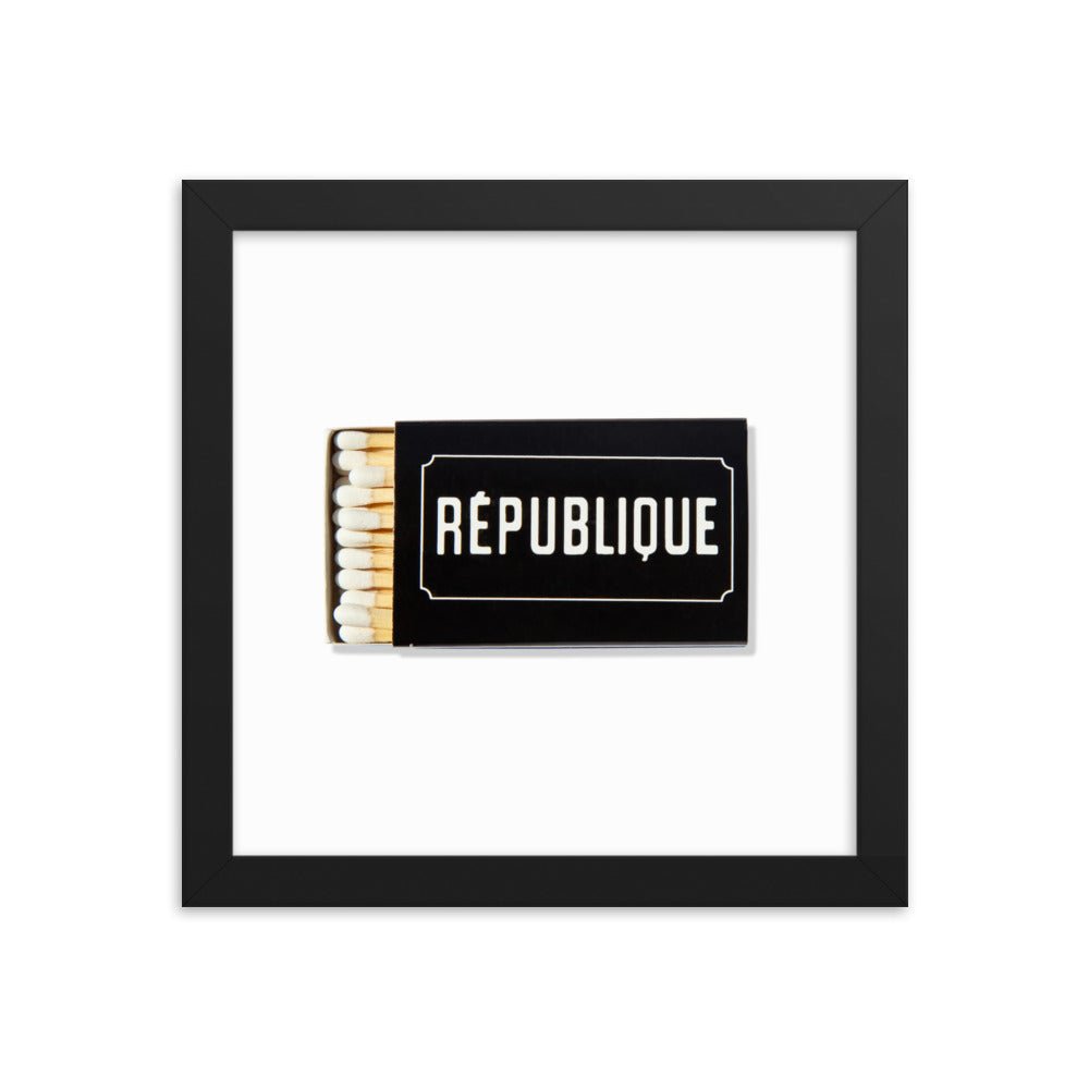 Republique Framed Print - Liza Pruitt