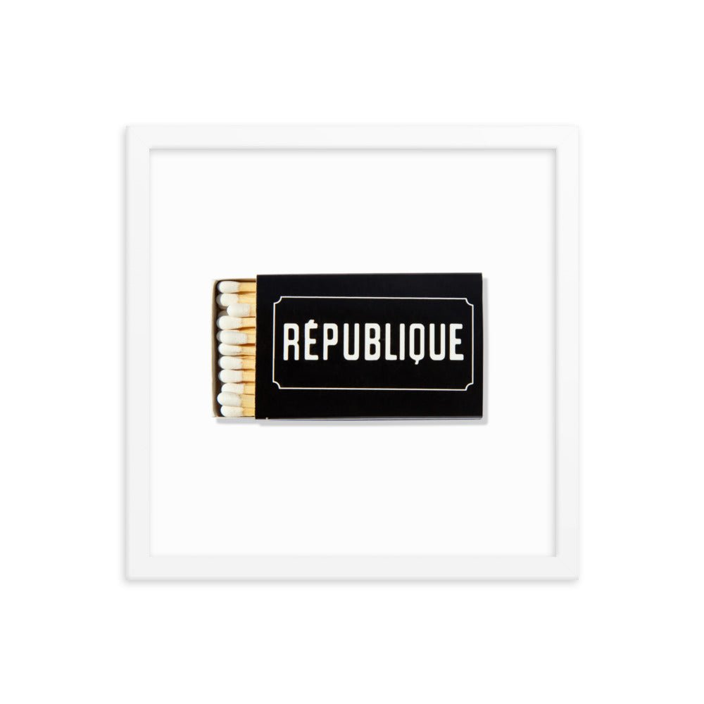 Republique Framed Print - Liza Pruitt
