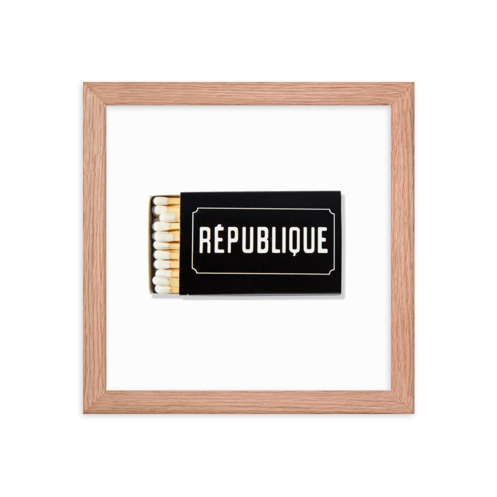 Republique Framed Print - Liza Pruitt