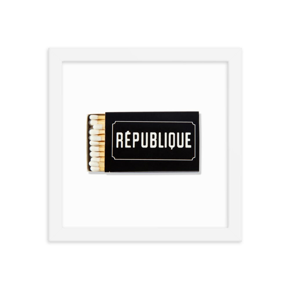 Republique Framed Print - Liza Pruitt