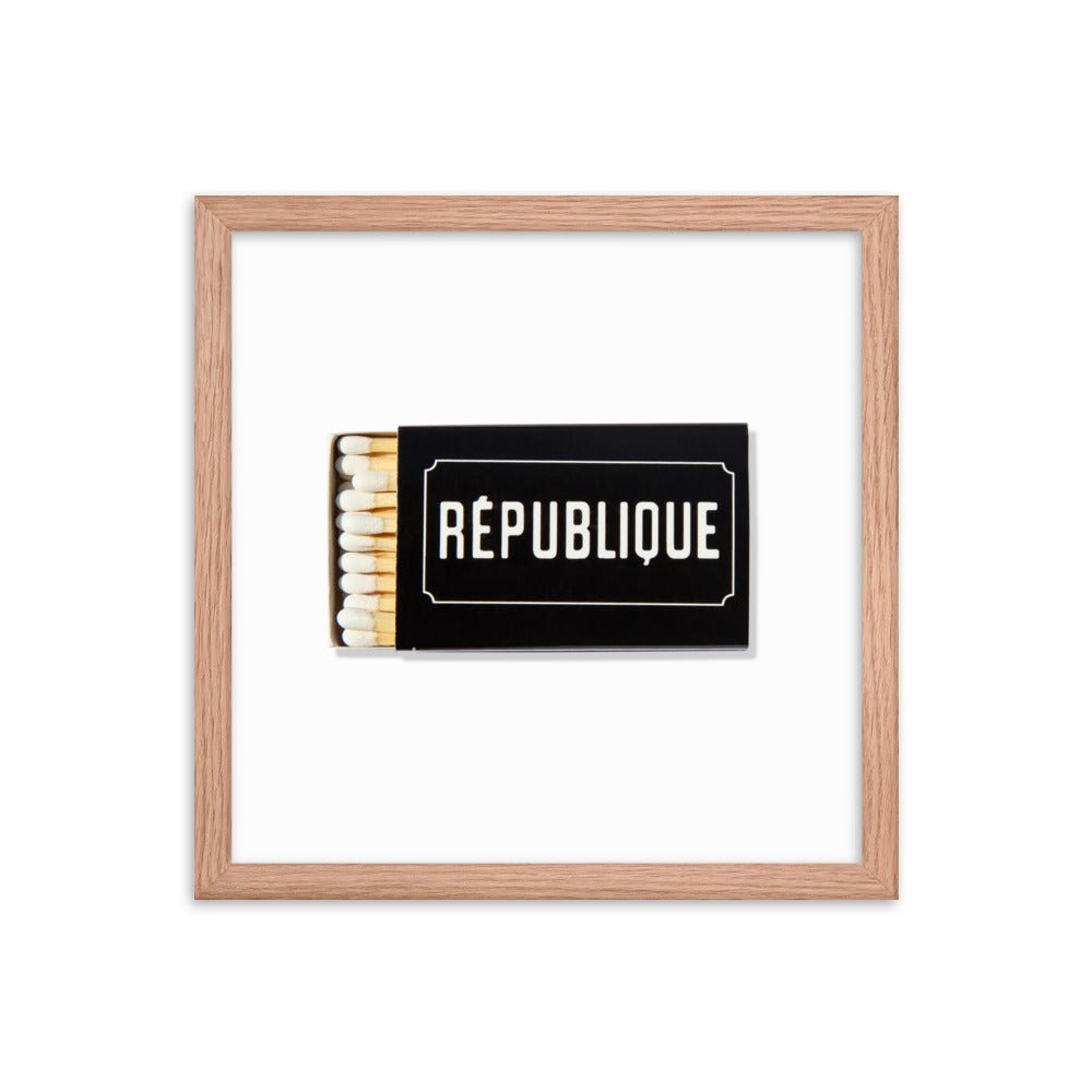 Republique Framed Print - Liza Pruitt