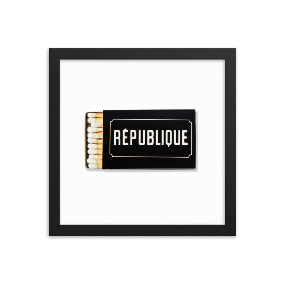 Republique Framed Print - Liza Pruitt