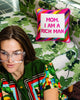 Rich Man Needlepoint Pillow - Liza Pruitt