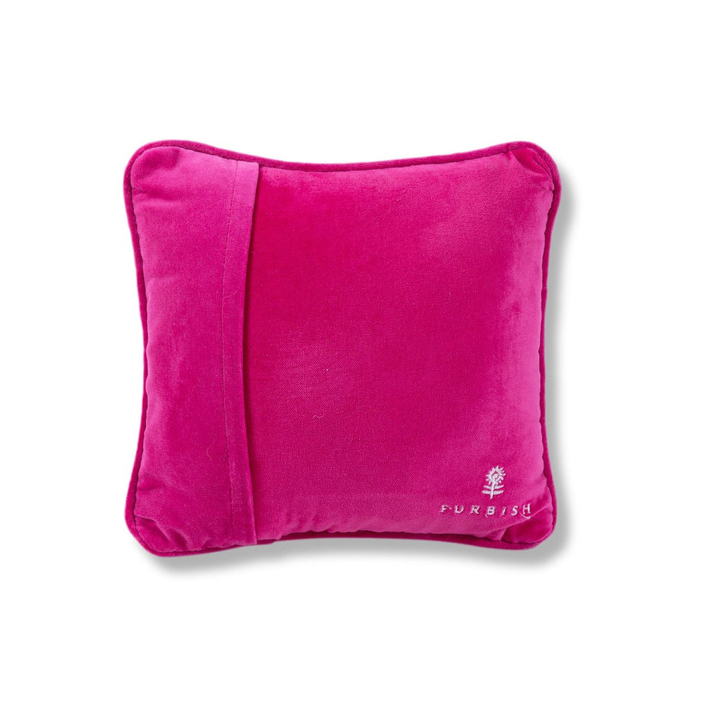 Rich Man Needlepoint Pillow - Liza Pruitt