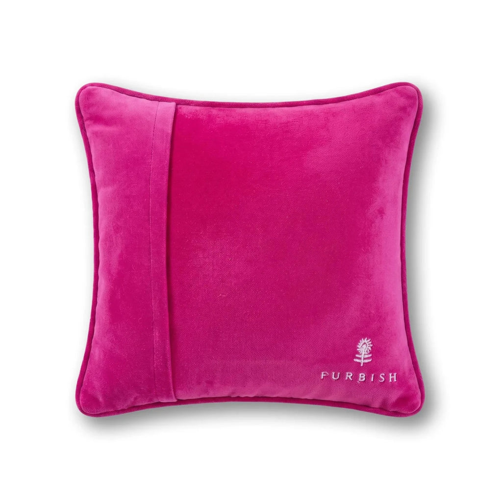 Rich Man Needlepoint Pillow - Liza Pruitt