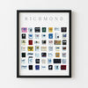 Richmond Vintage City Framed Print - Liza Pruitt